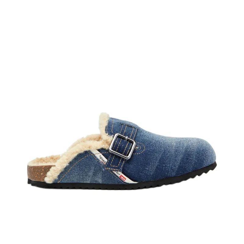 DIESEL Closed Toe Slippers Men's Blue-1