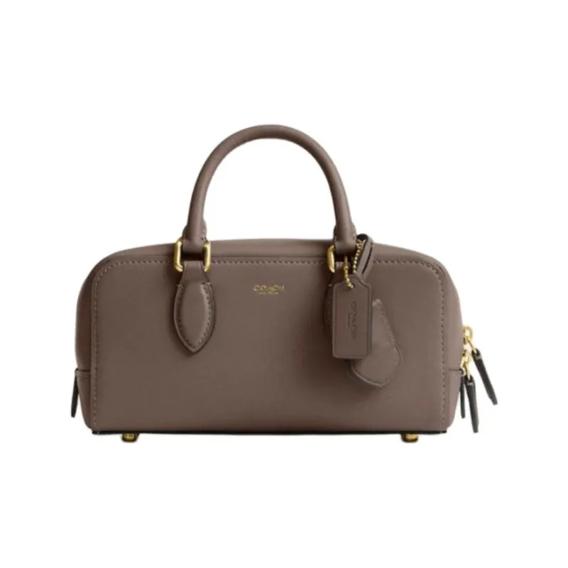 COACH Bowery Glove Tanned Leather Shoulder Bag, Crossbody Bag, Handbag Women's Dark Sapphire-4