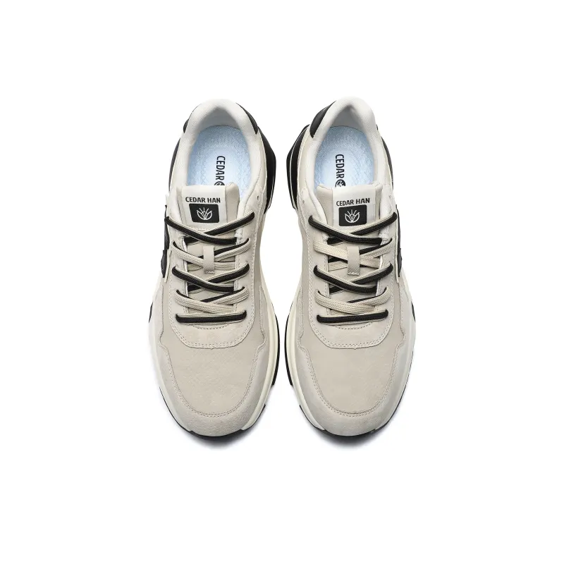 CEDAR HAN Anti Slip Wear Resistant Low Top Casual Shoes Unisex Khaki-15