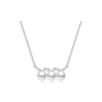 Double Happiness Gift Freshwater Pearl Necklaces Unisex