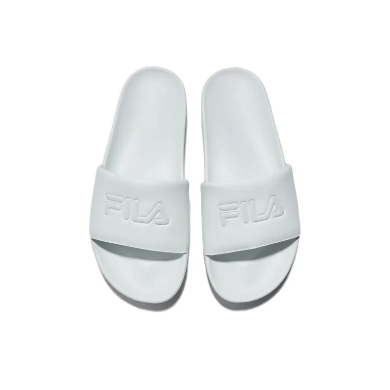 FILA DRIFTER Slip Resistant Abrasion Resistant Slide Slippers Unisex White-2