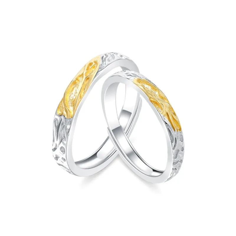 QIANCHANG S999 Fine Silver Rings Unisex-0