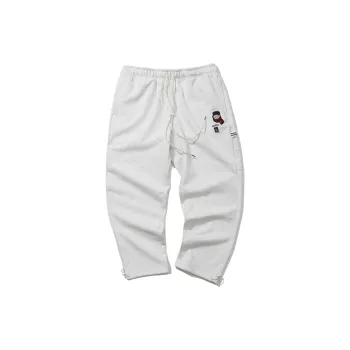 Nautica White Sail Knitted Fabric Pants Unisex