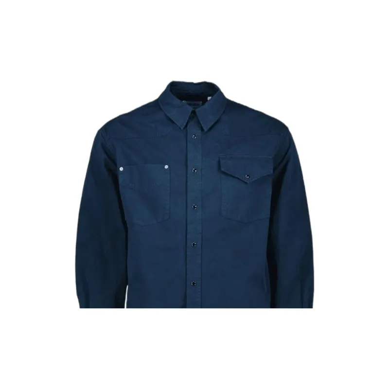 KENZO Shirts Men Navy Blue-6