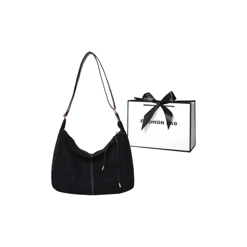 LETOO Suede Shoulder Bag Crossbody Bag Women's Multicolor-3