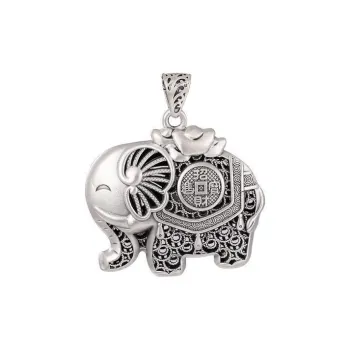 U state 999 Fine Silver Foot Silver Pendants Unisex