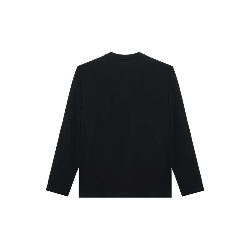 EMPORIO ARMANI Chest logo Long sleeve T shirt-1