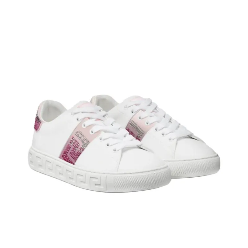 FANSIZHE Greca Low Top Skateboard Shoes Women's Pink-2