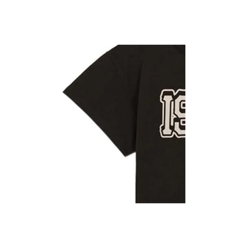 KENZO X Nigo 1970 Varsity Boxy T Shirt Black-4