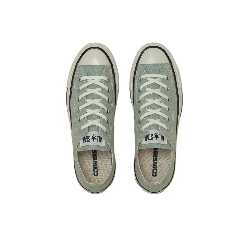 Converse All Star Anti Slip Wear Resistant Low Top Canvas Shoes Unisex Light Green-3
