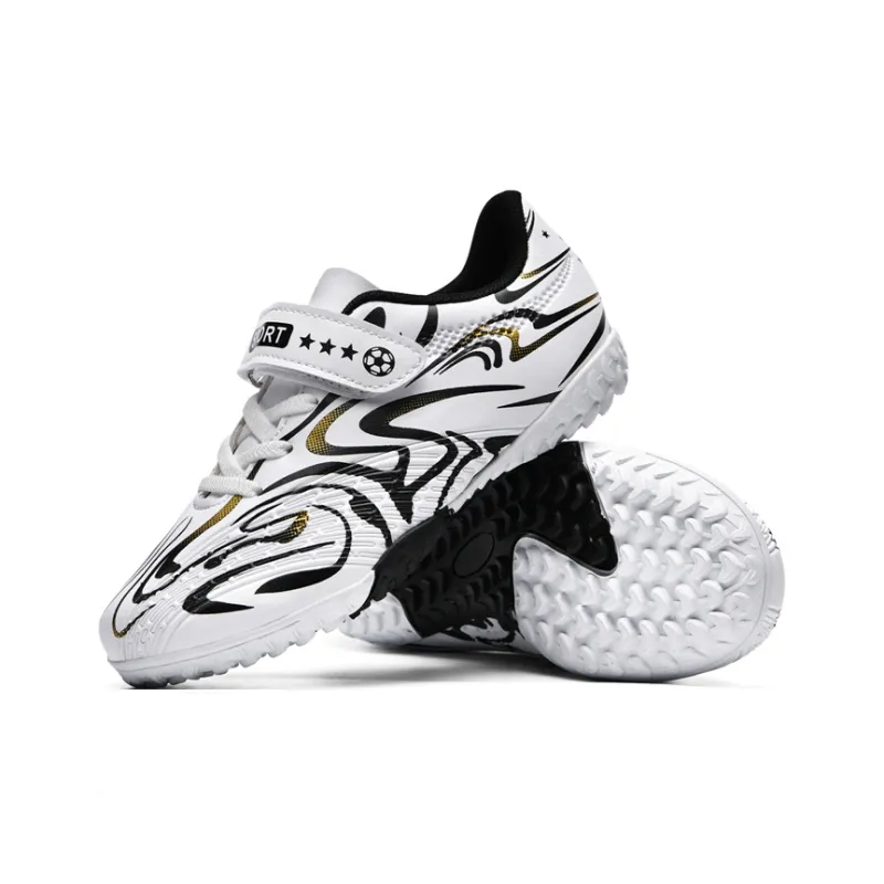 WEJIESS TF Rubber Broken Studs Artificial Ground Soft Ground Firm Ground Anti-Slip Wear-Resistant Soccer Shoes Unisex-8