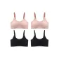 4 Pack (2 Peach Pink+2 Classic Black)