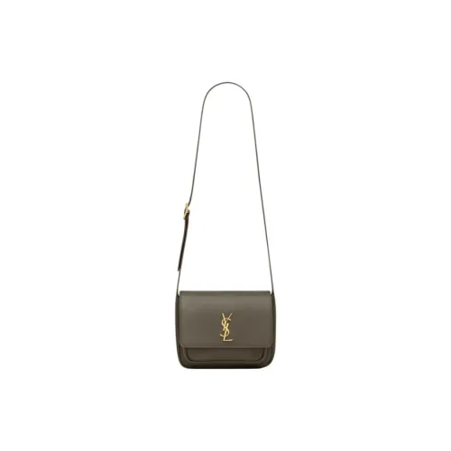 SAINT LAURENT Niki Vegetable Tanned Cow Leather Messenger Bag Crossbody Bag Shoulder Bag Medium Size Women's Light Musk