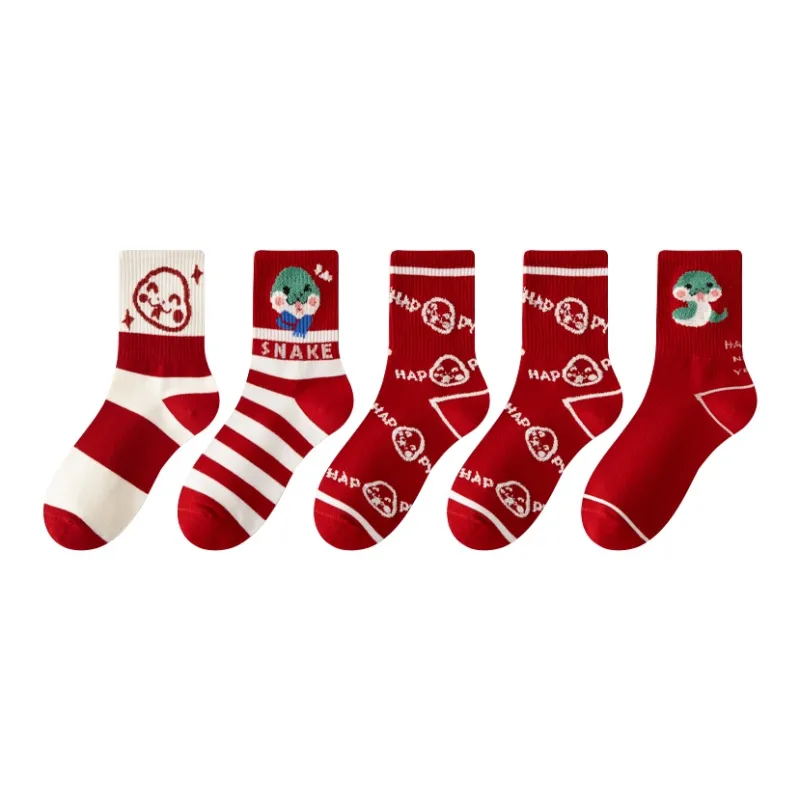 Montagut Mid Calf Socks Women's 5 Pack-6