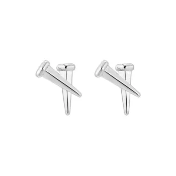 May10th S95 Sterling Silver Stud Stud Earrings Women's