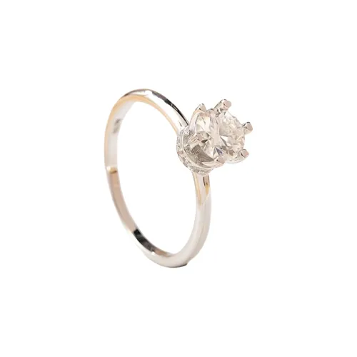 Stone On The Line S925 Silver Moissanite Rings Women's