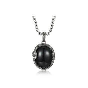 IDEAGEMER Jade Necklaces Men