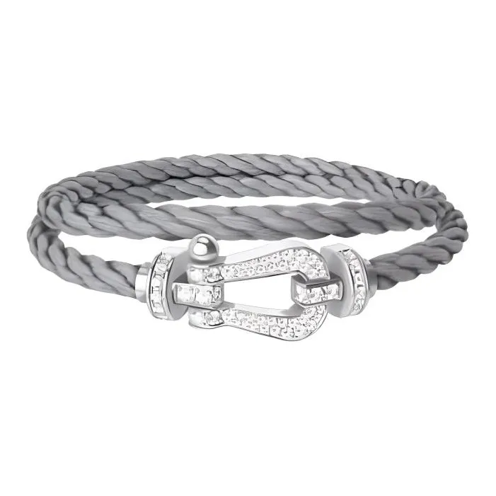 FRED 18K White Gold Bracelets Men's Silver-0