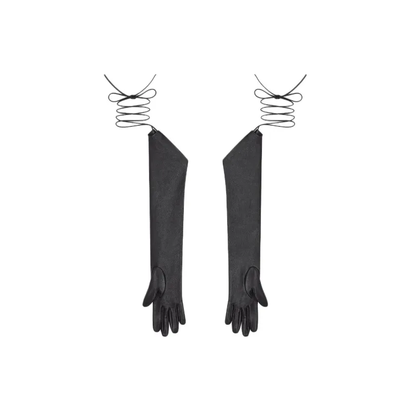 GIVENCHY Lambskin Gloves Women's Black-0