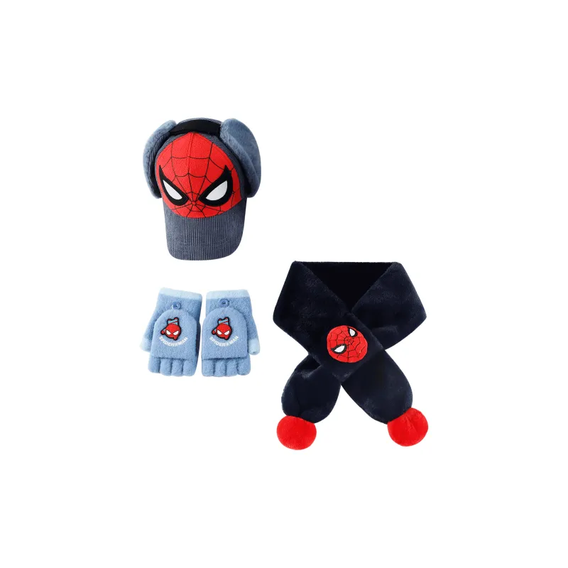 Disney Marvel Series Polyester Baseball Caps Kids' Black Red Blue Red-2