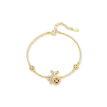 Chongqing Gold Store S925 Silver Bracelets Women's