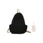 Black Printer Ribbons Bear Pendant