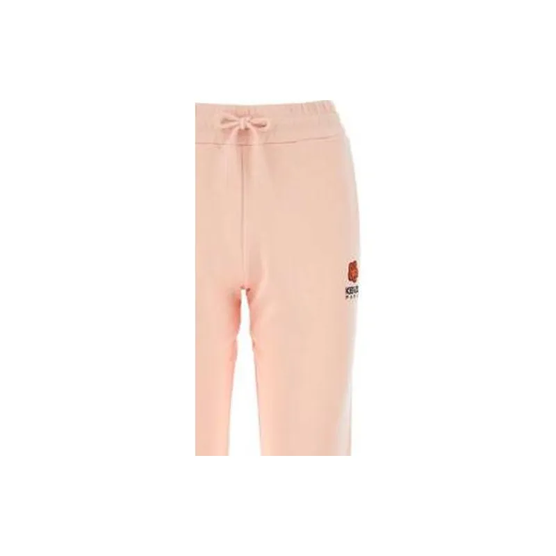 KENZO Logo embroidered Cotton Track Pants-3
