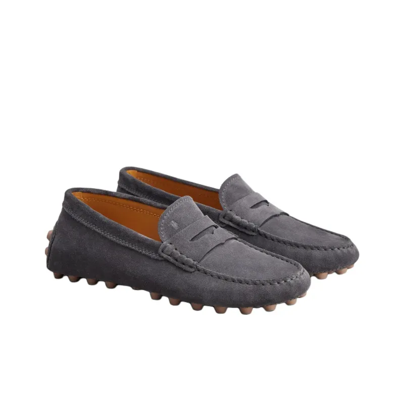 TOD'S Gommino Loafers Women's Gray-2