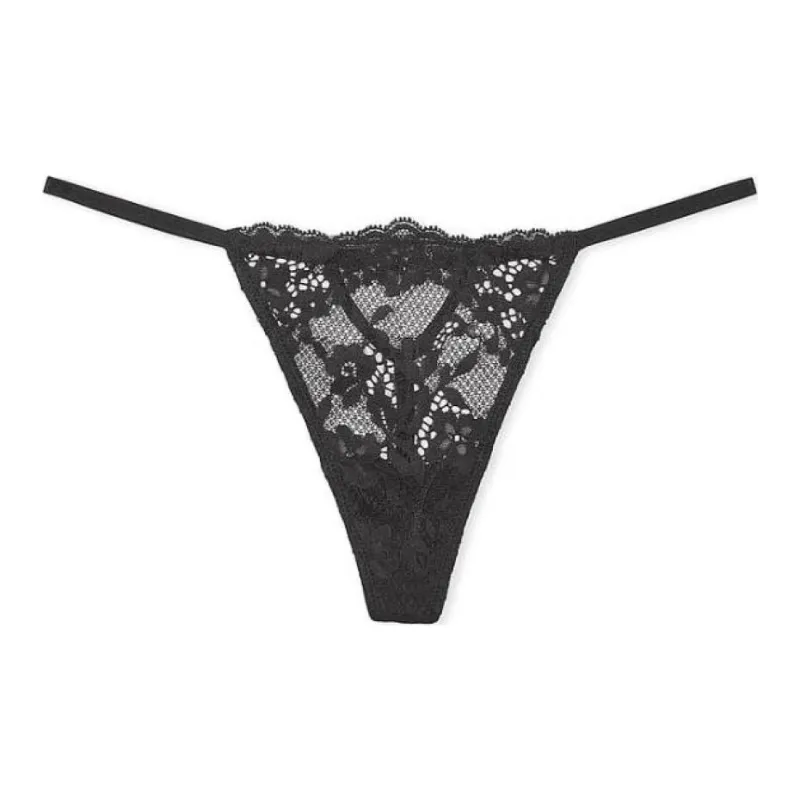 Victoria's Secret 24 Big Show Collection DREAM ANGELS Underpants Women's 1 Pack Black-0