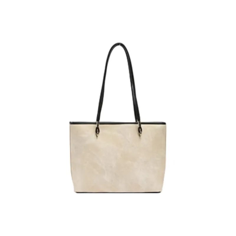 Three Blessings PU Tote Bag, Shopping Bag, Shoulder Bag Medium Size Women's Multicolor-2