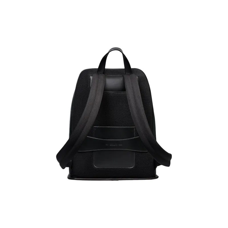 BERLUTI Leather Backpack Men's Green & Black-3
