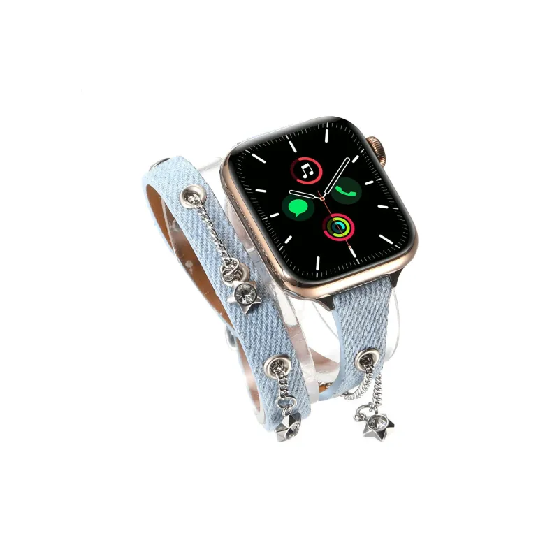 LOVINGCOOL Watch Band Apple Compatibility Genuine Leather Material-2