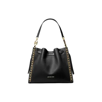 MICHAEL KORS Mina Polyurethane Shoulder Bag Tubas Women's Black