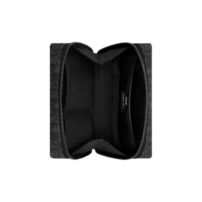 DIOR Cotton Clutch Unisex Black-3