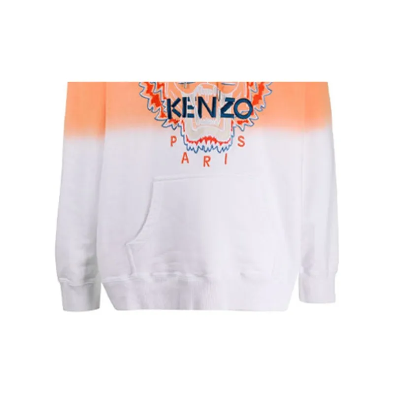 KENZO Sweatshirts Men Orange White-5