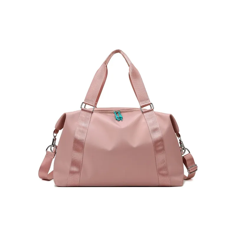 LETOO Oxford Travel Bag Unisex Khaki/Versatile Black/Cherry Blossom Pink-8