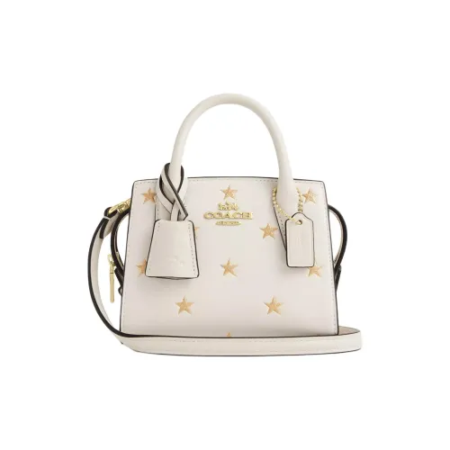COACH Carryall Cow Leather Shoulder Bag Crossbody Bag Handbag Mini Women's Chalk White