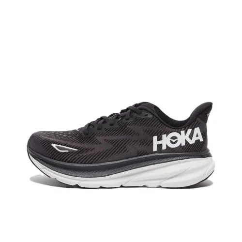 HOKA ONE ONE Clifton 9 Black White Women's