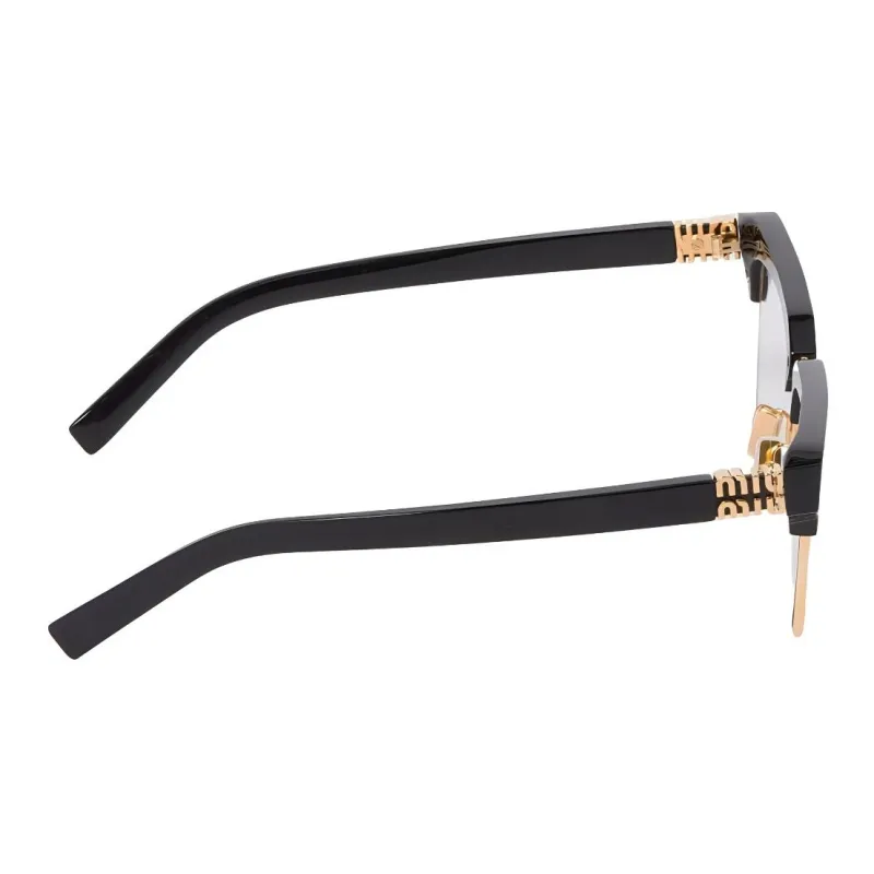 MIU MIU Rectangular Clubmaster frame Glasses-2