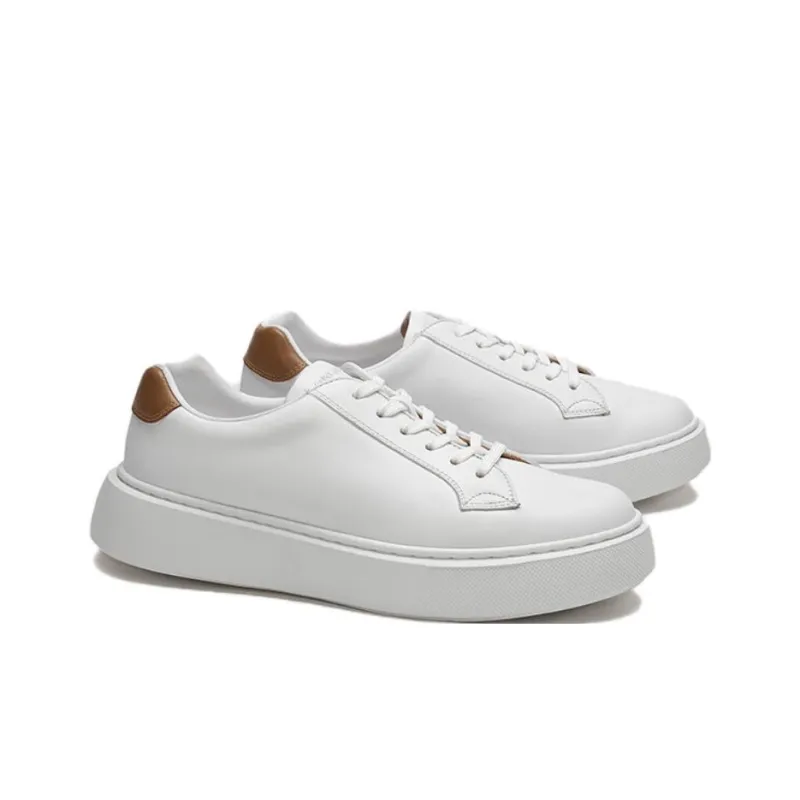 SAINT ANGELO Low Top Skateboard Shoes Men's White-2