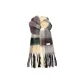 Large Checkered Gray Coffee Beige