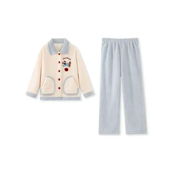 XIAFENYAN Pajama Set Women's Blue White