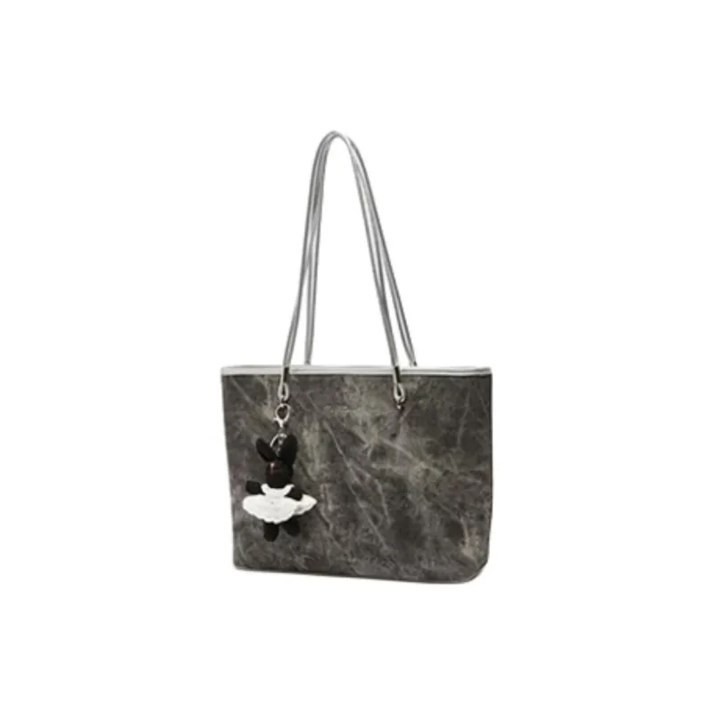Three Blessings PU Tote Bag, Shopping Bag, Shoulder Bag Medium Size Women's Multicolor-6