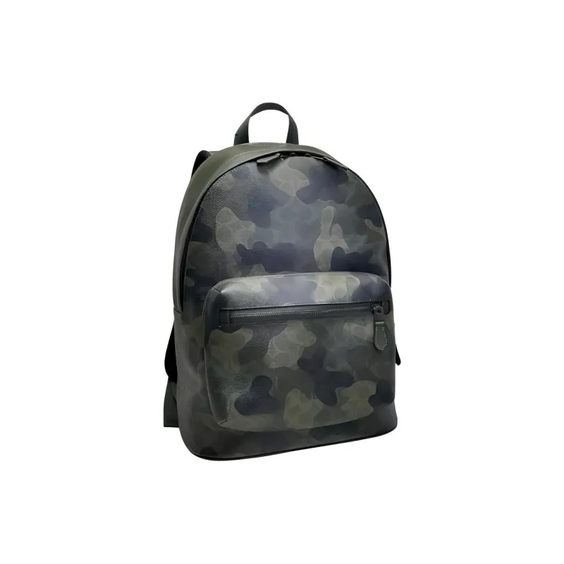 COACH West Artificial Leather Backpack Tubas Men's Deep Trefoil-1