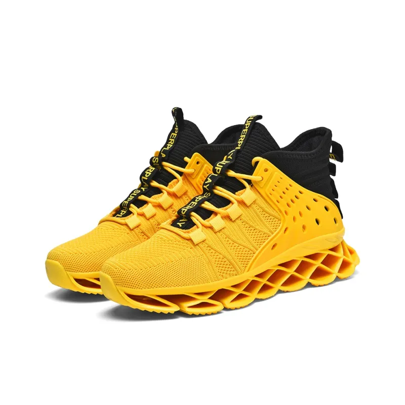Jerden Smith Shock Absorbers With Slip Resistant And Abrasion Resistant Properties High Top Casual Shoes Men's-8