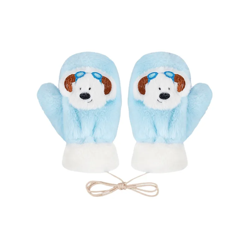 YUZHAOLIN Polyester Knit Gloves Women's-3