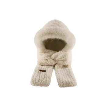 Youyoulan Polyester Hoods & Plush Hats Women's