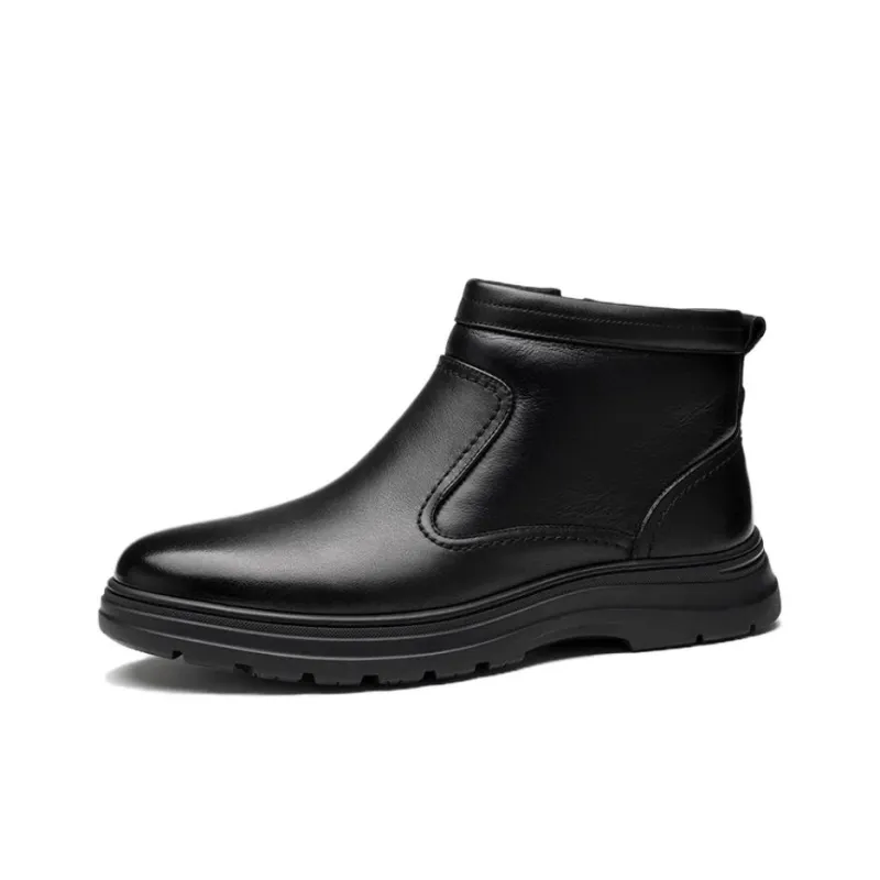 SAINT ANGELO Ankle Boots 4cm Men's Black-0