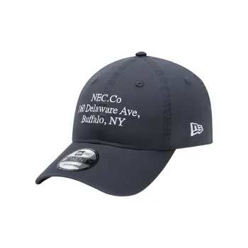 New Era Cotton Baseball Caps Unisex Dark Graphite