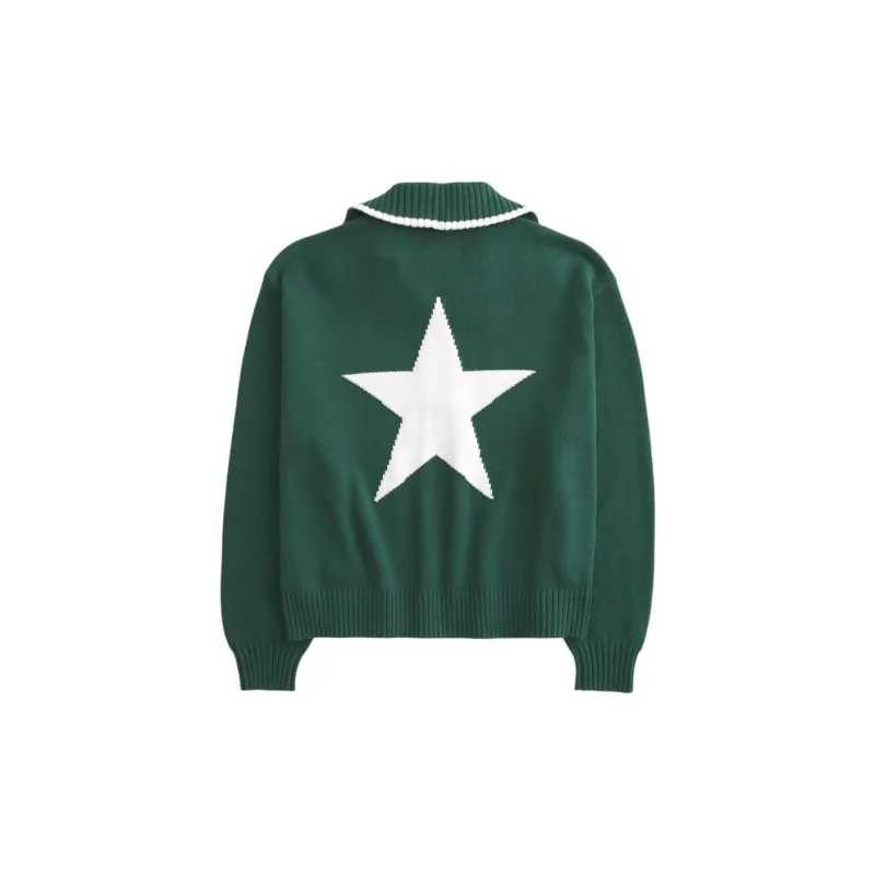 Hollister Sweater Women's Green-1